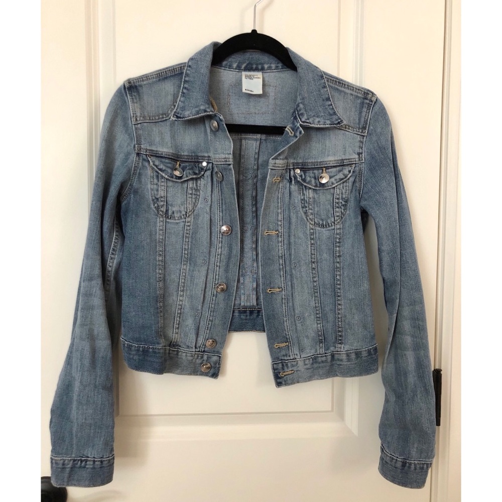 H&M light blue denim jacket